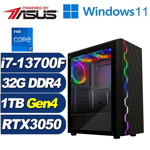 (DIY)冒險魔導W(i7-13700F/華碩B760/32G/1TB M.2/RTX 3050/Win11) 歷史價格詳細信息