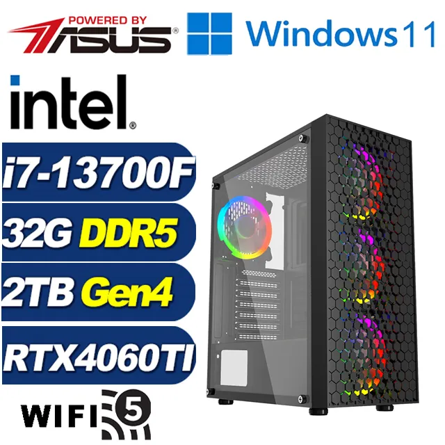 (DIY)流星潛將W(i7-13700F/華碩B760/32G/2TB M.2/RTX 4060TI/Win11) 歷史價格詳細信息