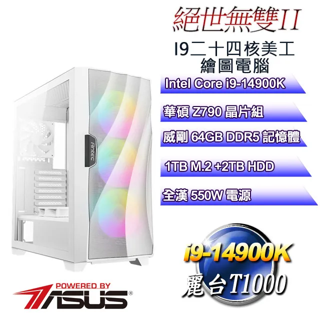 (DIY)絕世無雙W-II(i9-13900K/華碩Z790/32G/2T+1TB M.2/T1000/WIN11) 歷史價格詳細信息