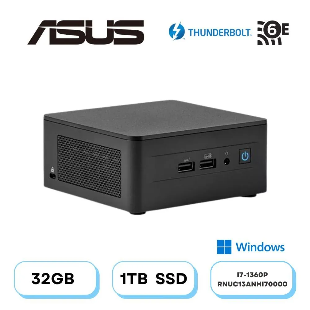 (DIY)暗夜灰霧AWP ASUS 華碩 NUC迷你電腦(i7-1360P/16G/512G M.2 PCIe SSD/Win11P) 歷史價格詳細信息