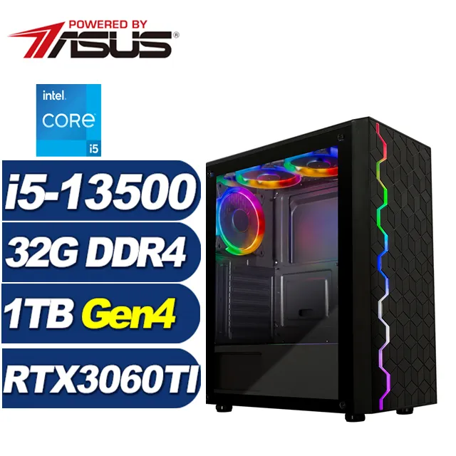 (DIY)雪域狂狼(i5-13500/華碩B760/32G/1TB M.2/RTX 3060TI) 歷史價格詳細信息