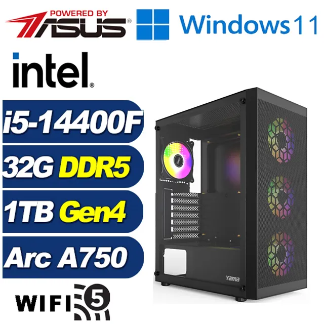 (DIY)全境英雄W(i5-14400F/華碩B760/32G/1TB M.2/Arc A750/Win11) 歷史價格詳細信息