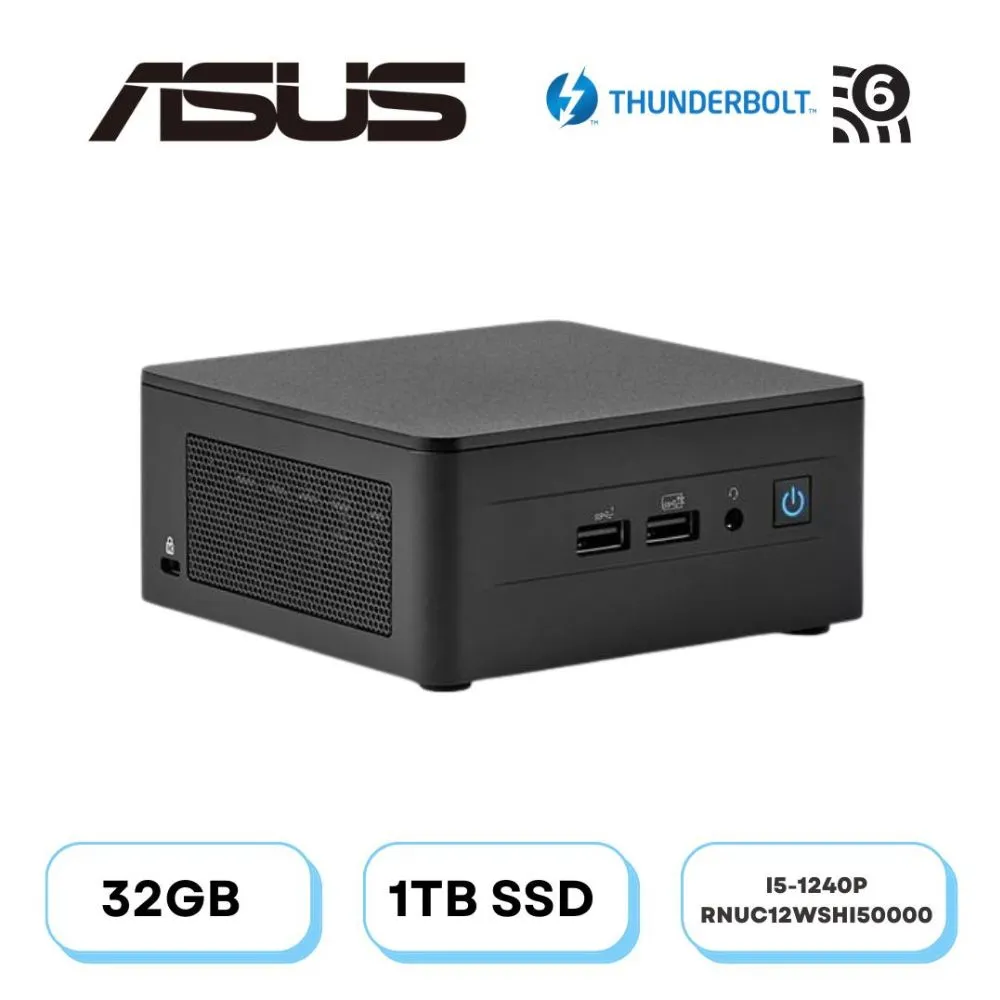 (DIY)雙重幻影AW ASUS 華碩 NUC迷你電腦(i5-1240P/16G/512G M.2 PCIe SSD/Win11) 歷史價格詳細信息