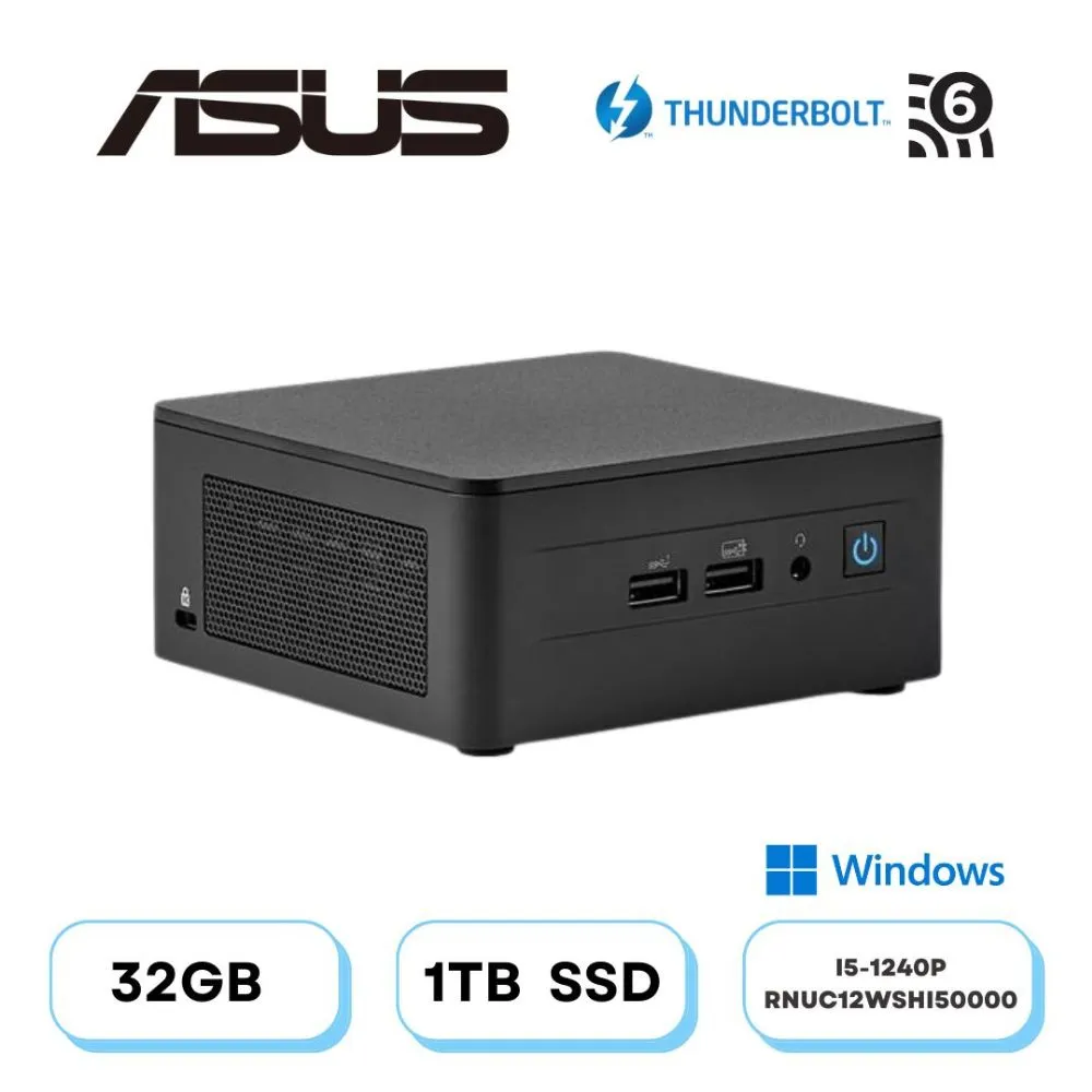 (DIY)雙重幻影AW ASUS 華碩 NUC迷你電腦(i5-1240P/16G/512G M.2 PCIe SSD/Win11) 歷史價格詳細信息