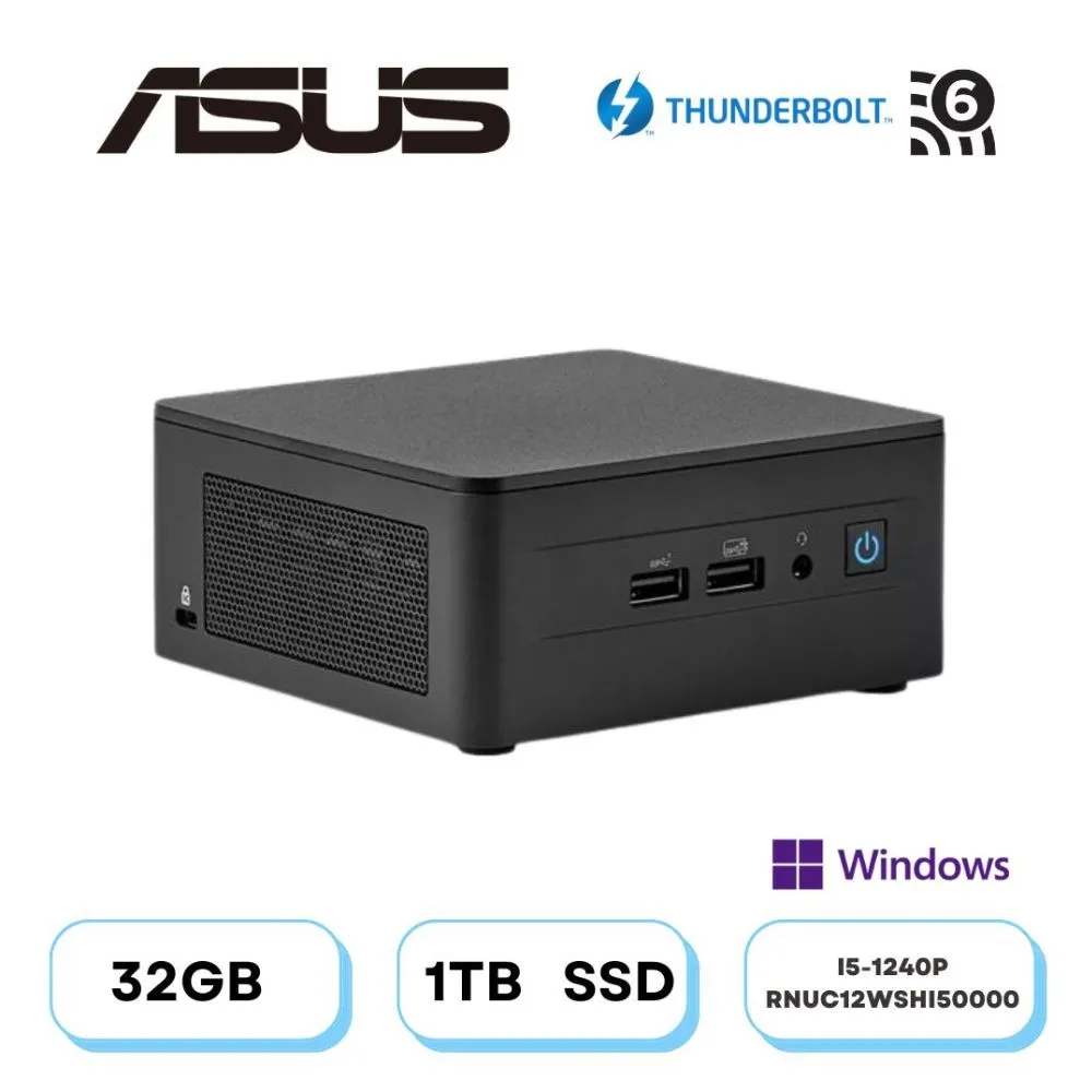 (DIY)雙重幻影AW ASUS 華碩 NUC迷你電腦(i5-1240P/16G/512G M.2 PCIe SSD/Win11) 歷史價格詳細信息
