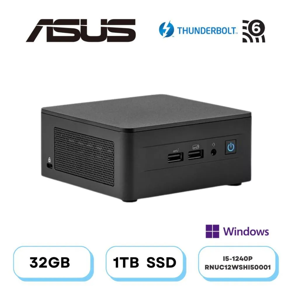(DIY)維克龍雷AWP ASUS 華碩 NUC迷你電腦(i5-1240P/16G/512G M.2 PCIe SSD/Win11P) 歷史價格詳細信息