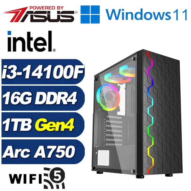 (DIY)全境祭司W(i3-14100F/華碩B760/16G/1TB M.2/Arc A750/Win11) 歷史價格詳細信息