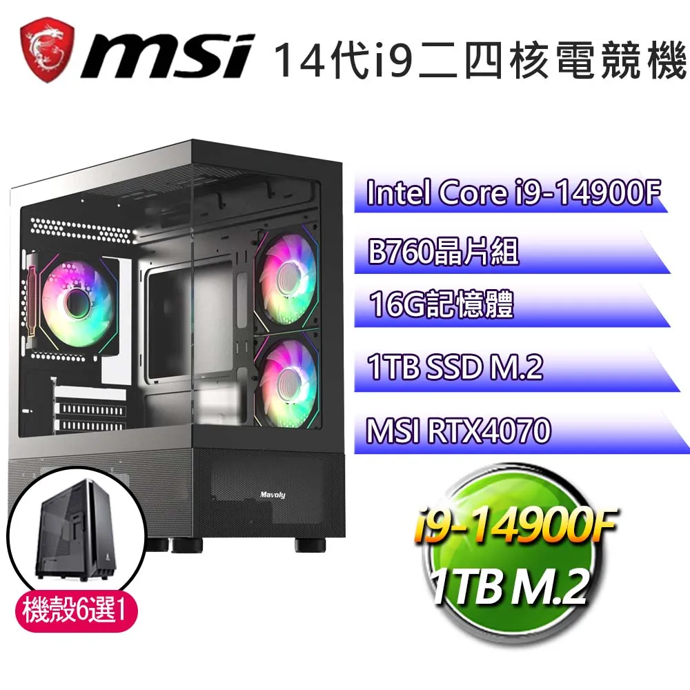 微星B760平台【靈魂傳遞W】I7十六核RTX4060TI電競機(I7-13700F/B760/RTX4060TI/64G/500G SSD/WIN11H) 歷史價格詳細信息