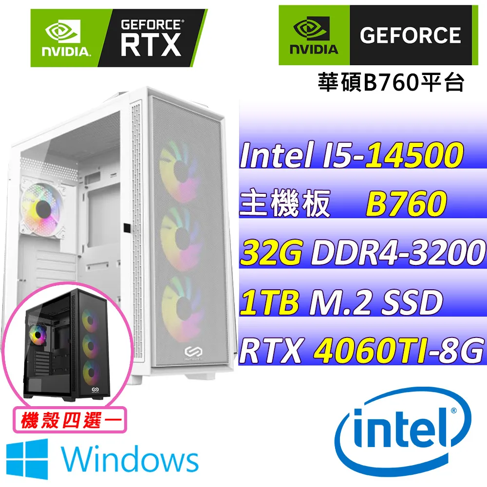 (DIY)蹺蹺板X W(I5-14500/微星B760/RTX4060TI/32G/1TB M.2/600W/WIN11) 歷史價格詳細信息