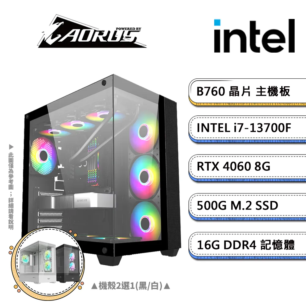 技嘉B760平台【PS-XC8】i5十四核RTX4060獨顯電競機(i5-13500/B760/RTX4060/16G/500G SSD) 歷史價格詳細信息