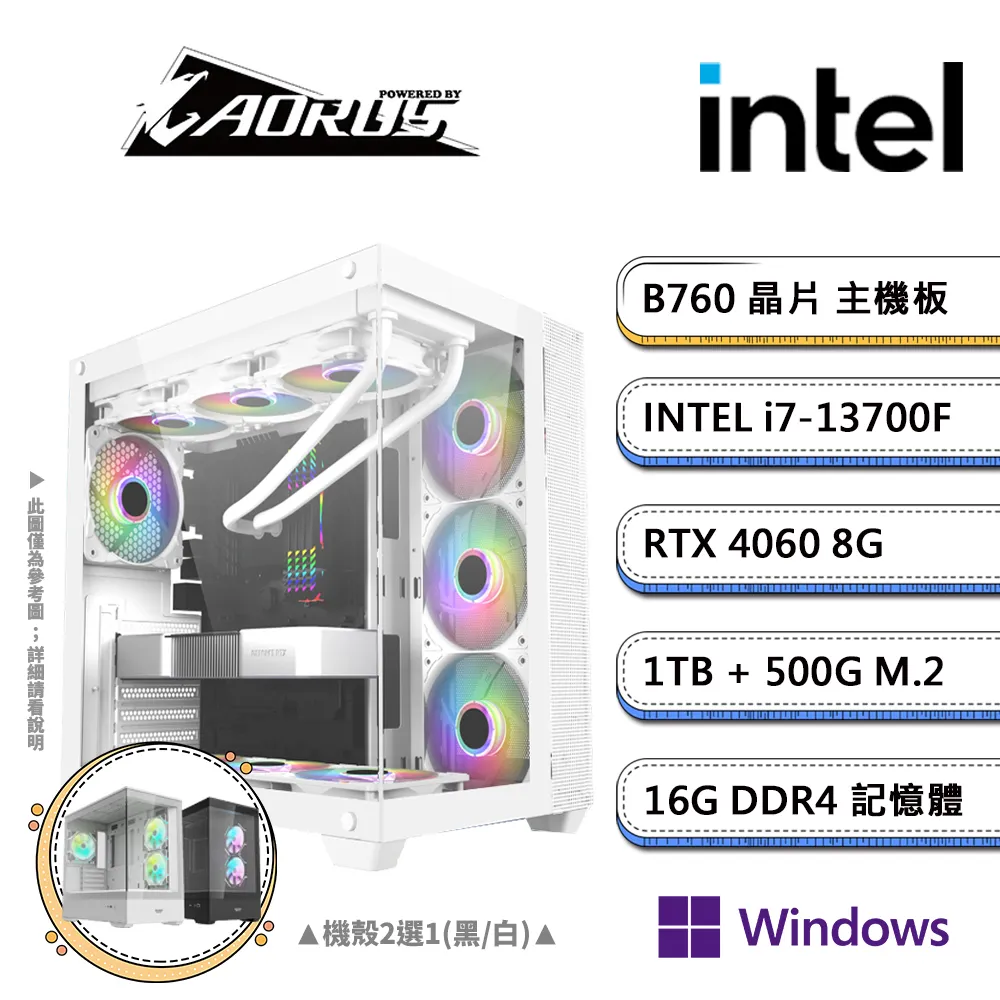 技嘉B760平台【PS-XC23W】i7十六核RTX4060獨顯Win11pro電競機(i7-13700F/B760/32G/1TB/1TB SSD) 歷史價格詳細信息