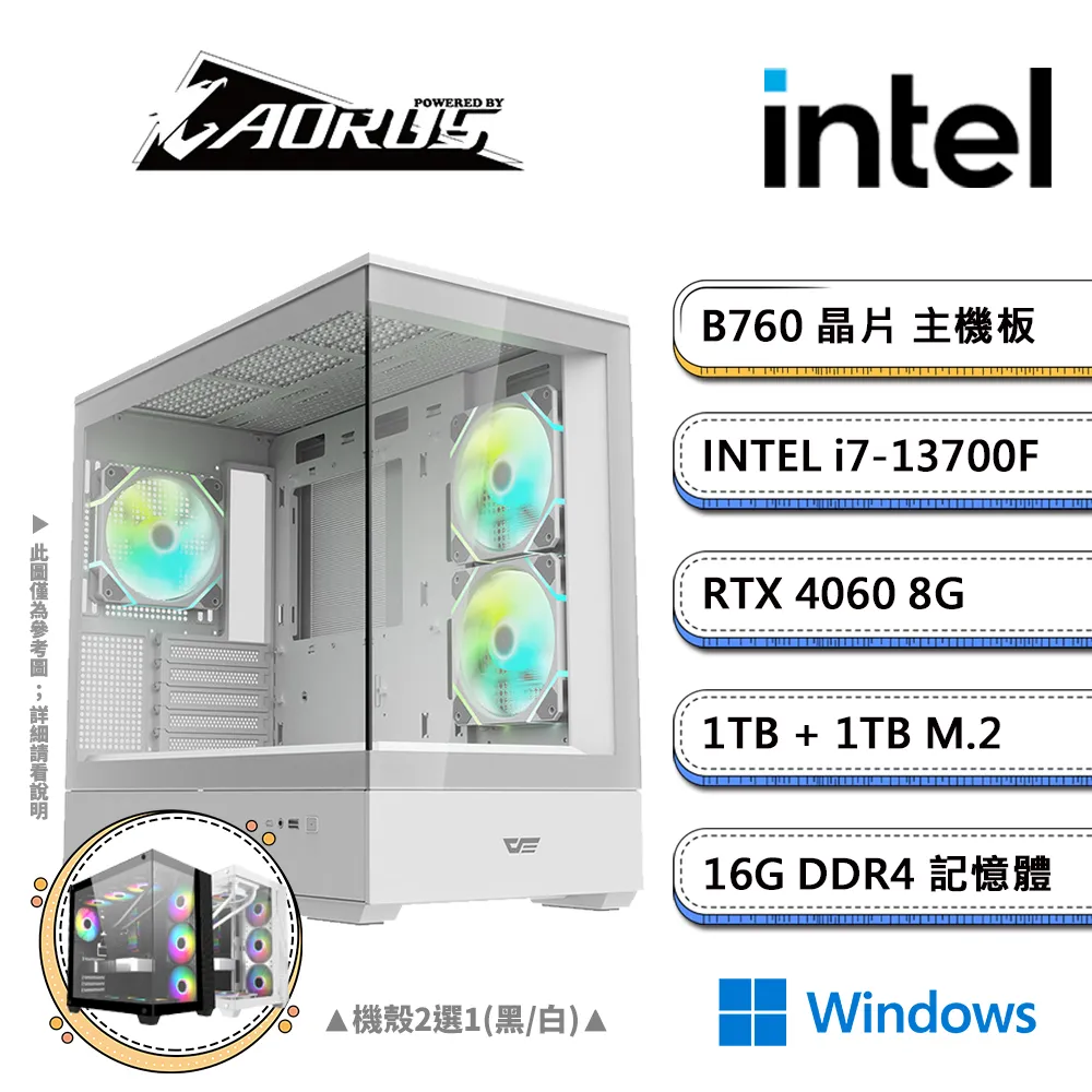 技嘉B760平台【PS-XC23W】i7十六核RTX4060獨顯Win11pro電競機(i7-13700F/B760/32G/1TB/1TB SSD) 歷史價格詳細信息