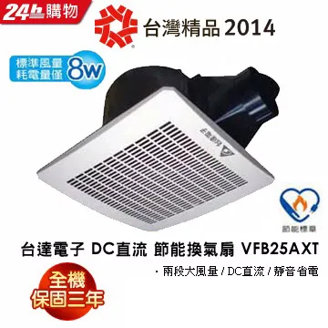 台達電子節能換氣扇21型 VFB21AXT3 (雙速平面型) 歷史價格詳細信息