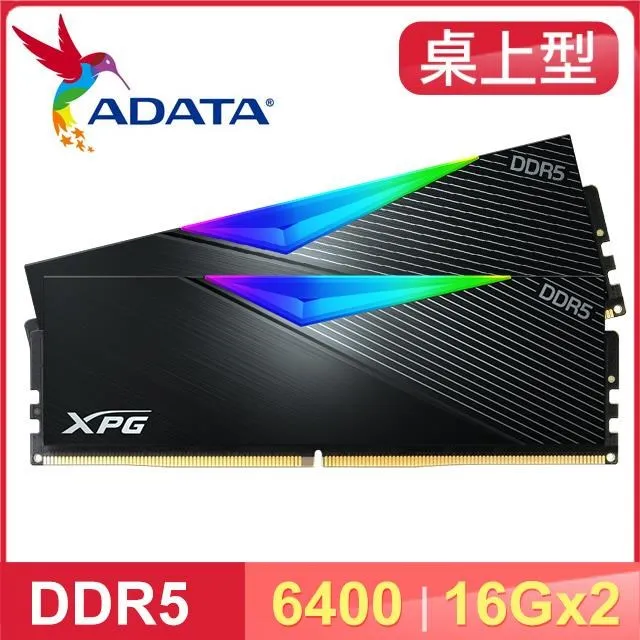 ADATA 威剛 XPG Lancer DDR5 6400 64GB(32Gx2) RGB 桌上型超頻記憶體(白色) (AX5U6400C3232G-DCLARWH) 歷史價格詳細信息
