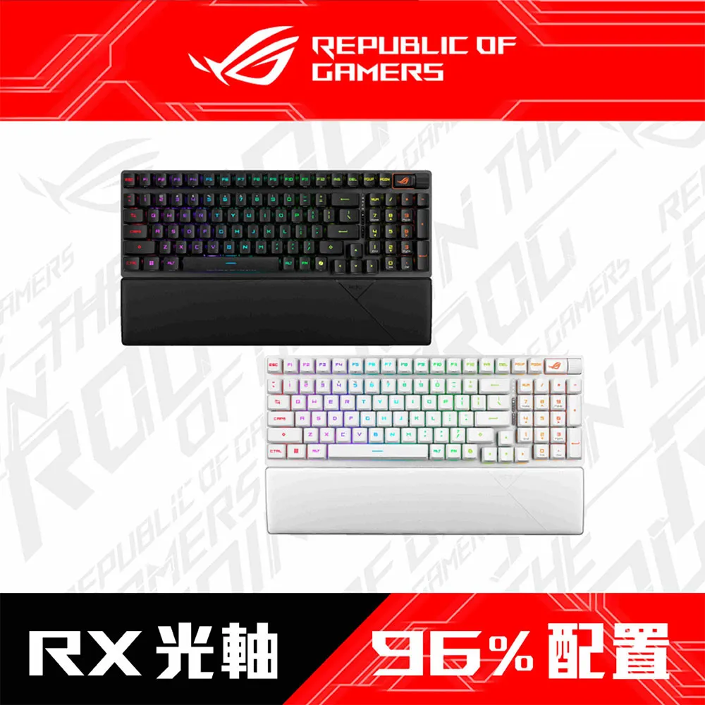 【ASUS 華碩】ROG Strix Scope II 96 RX Wireless 電競鍵盤 月光白(青軸/紅軸) 歷史價格詳細信息