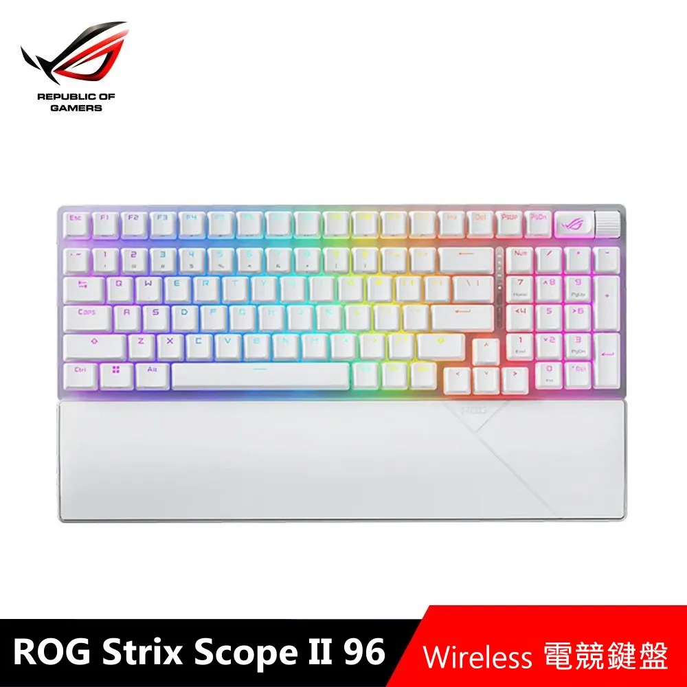 華碩 ASUS ROG Strix Scope II 96 Wireless 無線機械電競鍵盤 [NX SM軸/三模連接/PBT中文] 歷史價格詳細信息