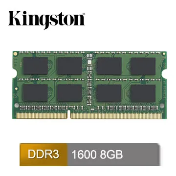 Kingston 8GB DDR3 1600 桌上型記憶體(低電壓1.35V) 歷史價格詳細信息