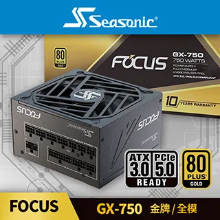 Seasonic 海韻 FOCUS GX 750 全模組 80+ 金牌 10年保 電源供應器 SSR-750FX 歷史價格詳細信息