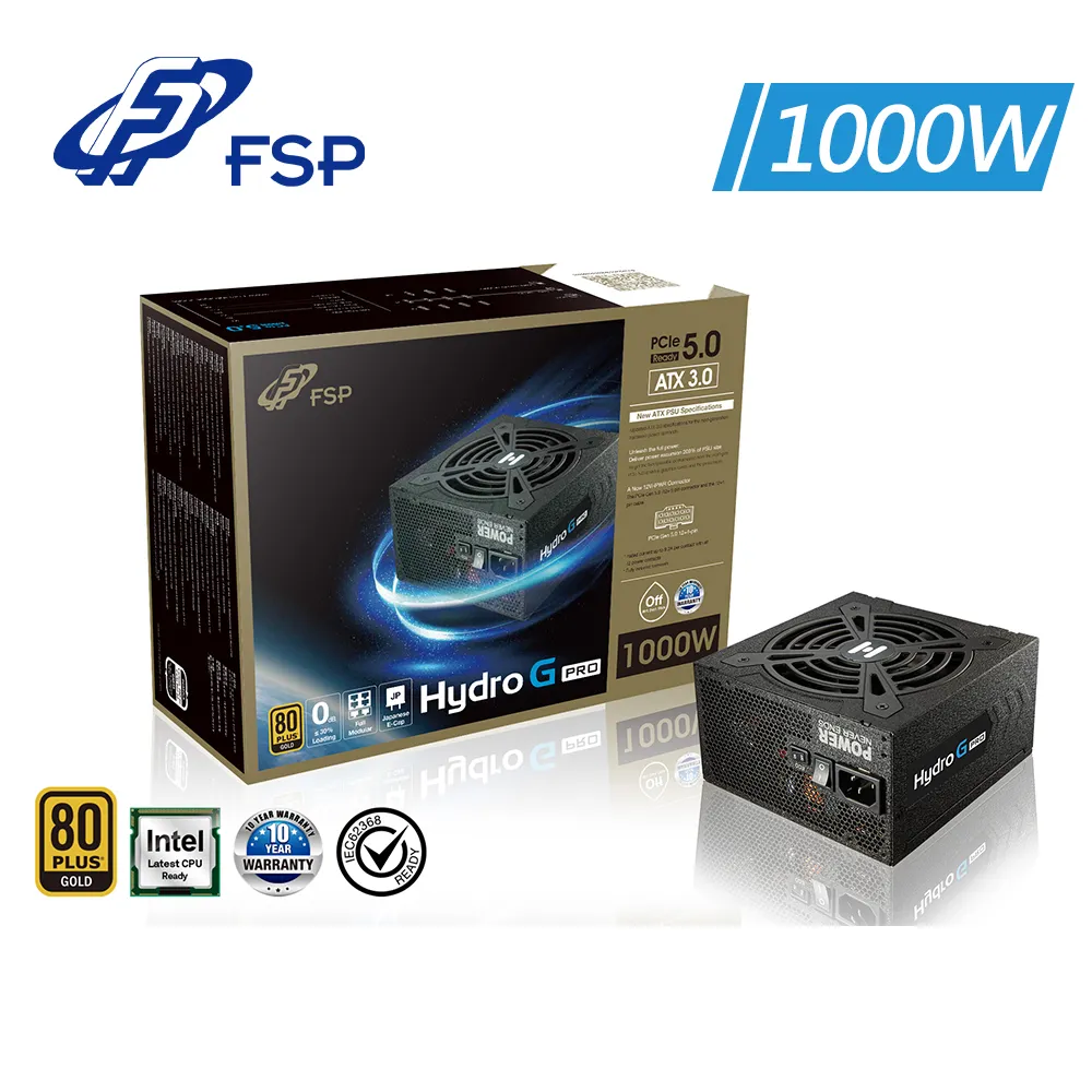 【全漢FSP】Hydro G PRO 1200W ATX3 PCle5 金牌全模組電源(全日系/黑扁線/防潮防塵防鏽/ECO溫控/FDB) 歷史價格詳細信息