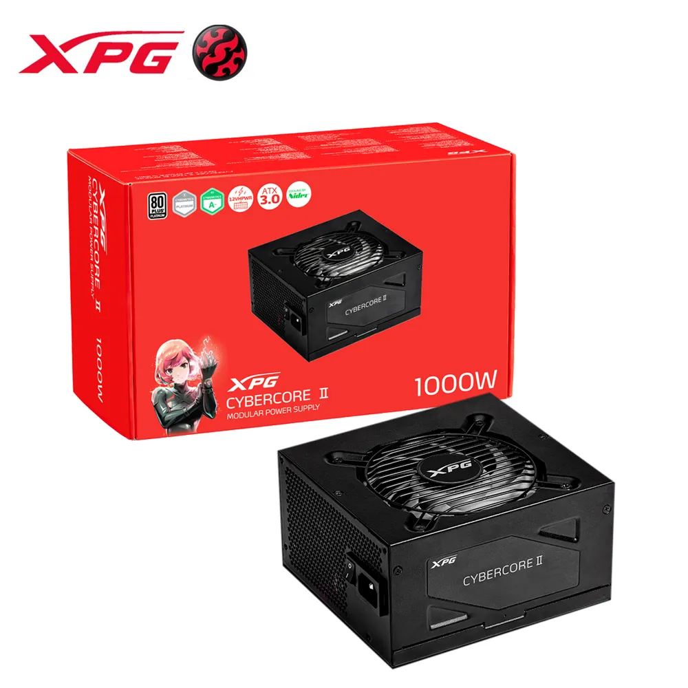 XPG CYBERCORE 電源供應器 1000W 1300W 白金牌/80PLUS/模組化 光華商場 歷史價格詳細信息
