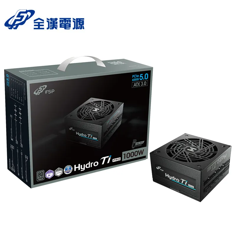 FSP 全漢 HTI-1000M / Hydro Ti PRO 1000W  80PLUS 鈦金牌 PCIe5.0 全模組 電源供應器 歷史價格詳細信息