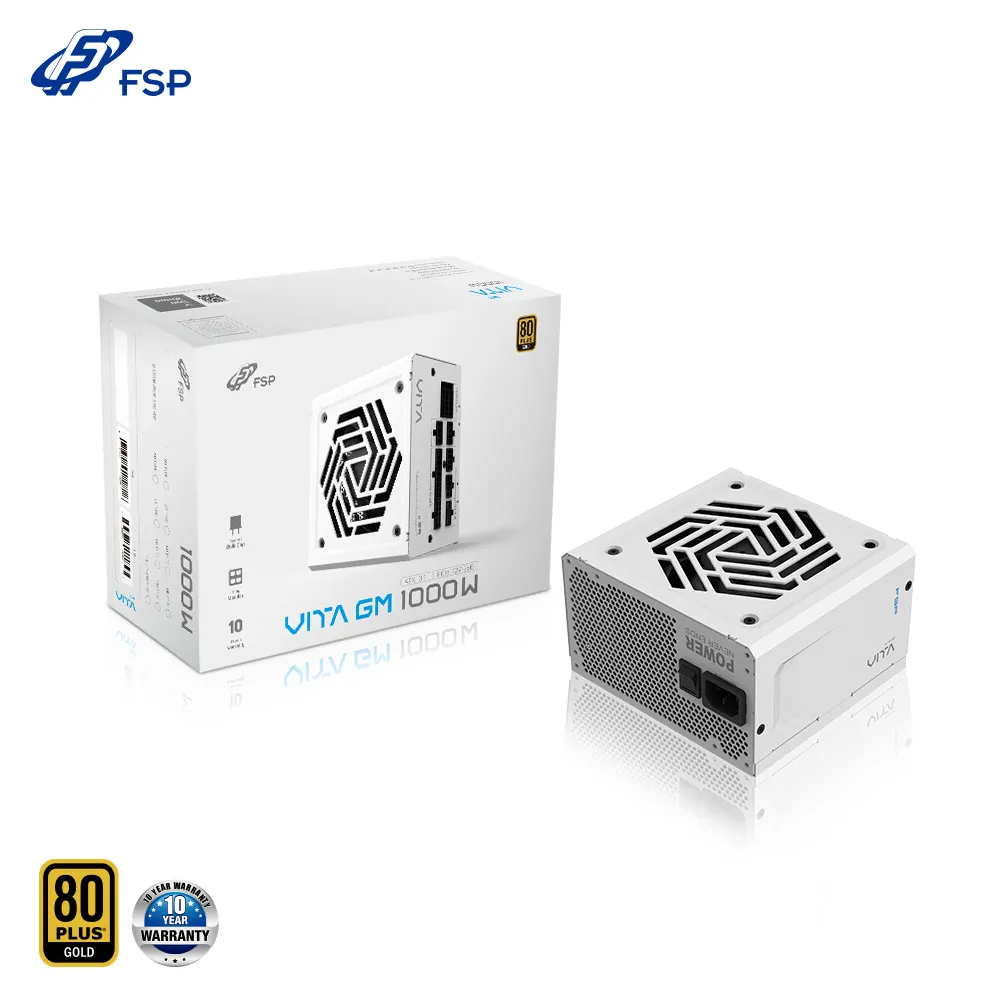 【全漢FSP】VITA GM MIT 1000W ATX3.1 PCle5.1 雙金牌全模組電源 純黑 (台灣製造/扁線材) 歷史價格詳細信息