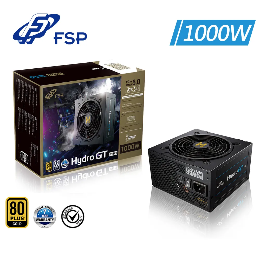 FSP 全漢 Hydro GT PRO 850W 金牌 ATX3.0(PCIe 5.0)電源供應器(10年保) 歷史價格詳細信息
