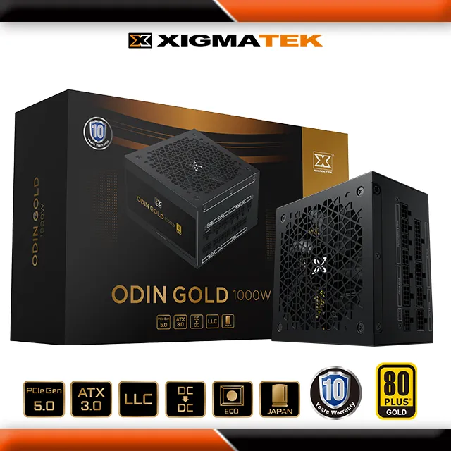 Xigmatek Odin Gold 1000W 80+金牌 全模組 電源供應器 價格比較,價格查詢,歷史價格詳細信息