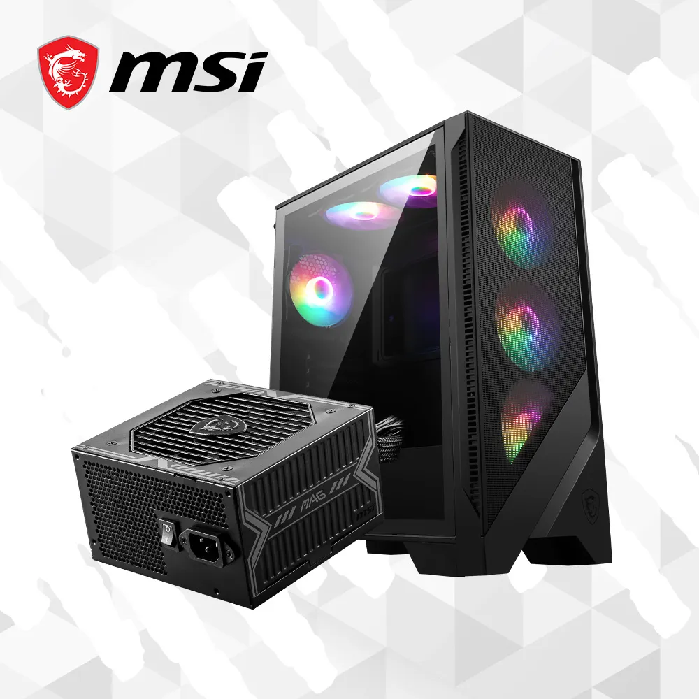 【C+P套餐】微星 MAG FORGE 320R AIRFLOW 電腦機殼 + MSI MAG A750GL PCIE5 電源供應器 歷史價格詳細信息