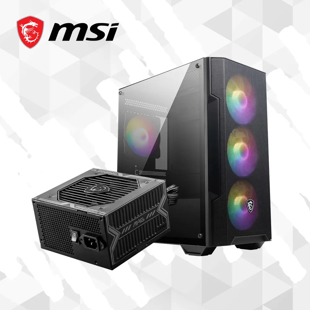【C+P套餐】微星 MAG FORGE 320R AIRFLOW 電腦機殼 + MSI MAG A750GL PCIE5 電源供應器 歷史價格詳細信息