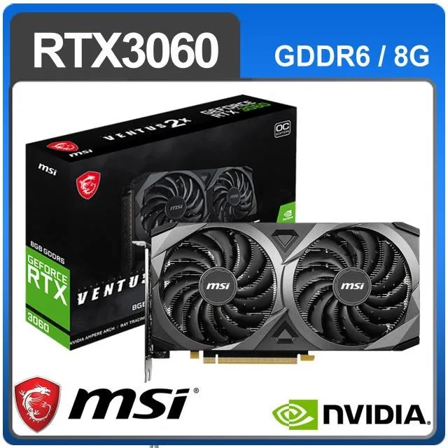 MSI微星 RTX3060 VENTUS 2X 8G OC 顯示卡 歷史價格詳細信息