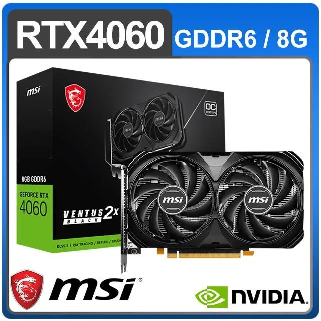 MSI 微星 RTX 4060 VENTUS 2X BLACK 8G OC 顯示卡 慶祝009XX基金破發慘遭套牢賣卡求生！ 歷史價格詳細信息