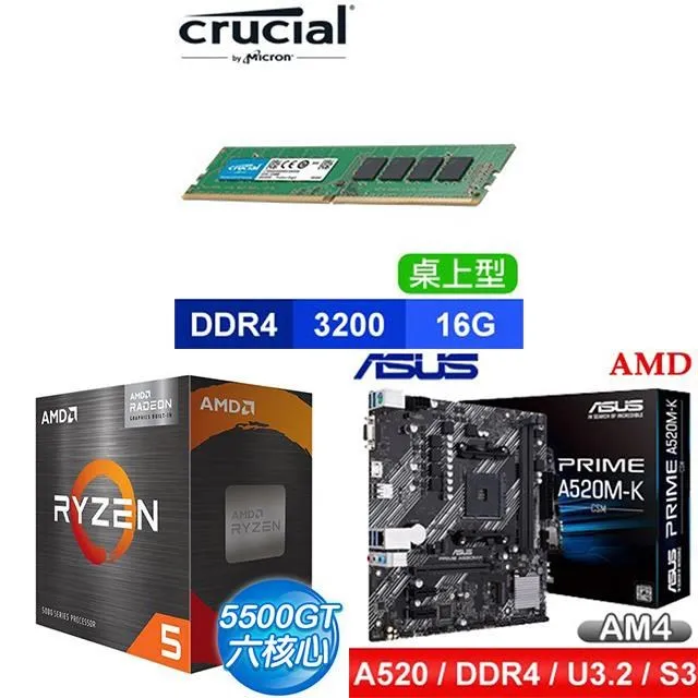 〈鈔省價〉 AMD R5 5600GT+華碩 PRIME B550M-K CSM M-ATX主機板+美光 P3 Plus 1TB SSD 歷史價格詳細信息