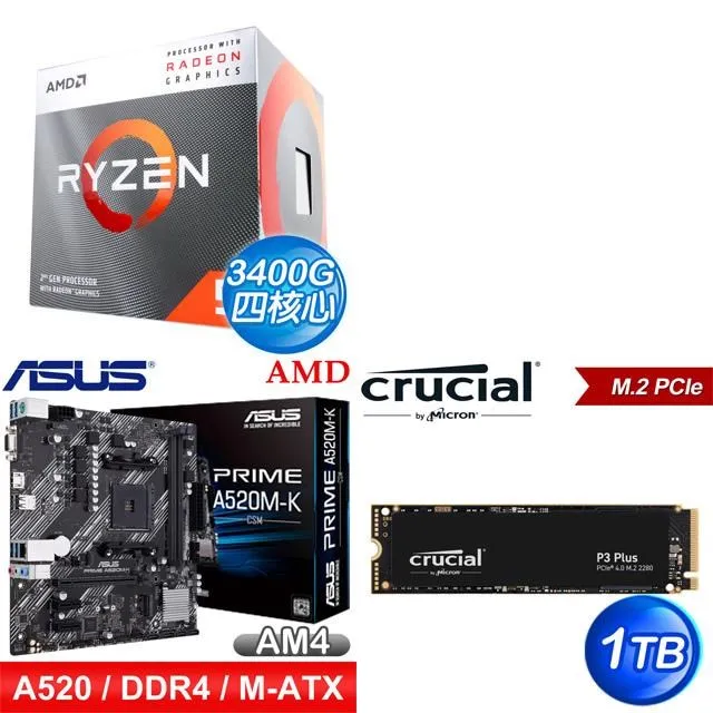 〈鈔省價〉 AMD R5 3400G+微星 A520M-A PRO M-ATX主機板+WD 藍標 2TB 3.5吋硬碟 歷史價格詳細信息