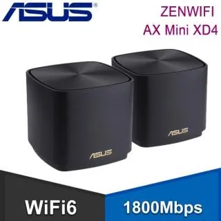 ASUS 華碩 ZENWIFI AX Mini XD4 三入組 AX1800 Mesh 雙頻網狀 WiFi 6 無線路由器(黑色款) 歷史價格詳細信息