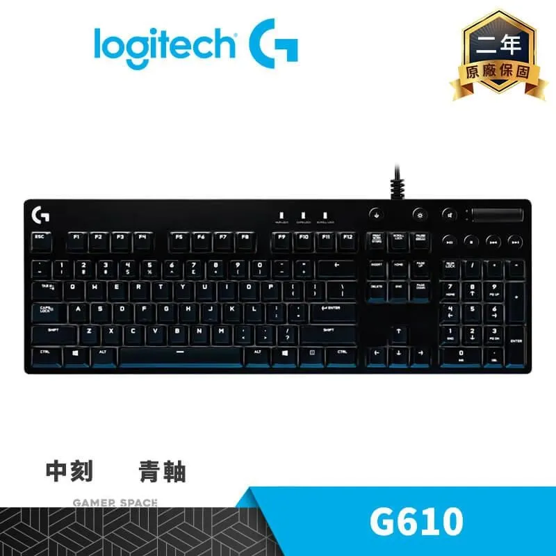 Logitech 羅技 G610 ORION BLUE 機械鍵盤 青軸 USB 自訂燈光 黑色 歷史價格詳細信息