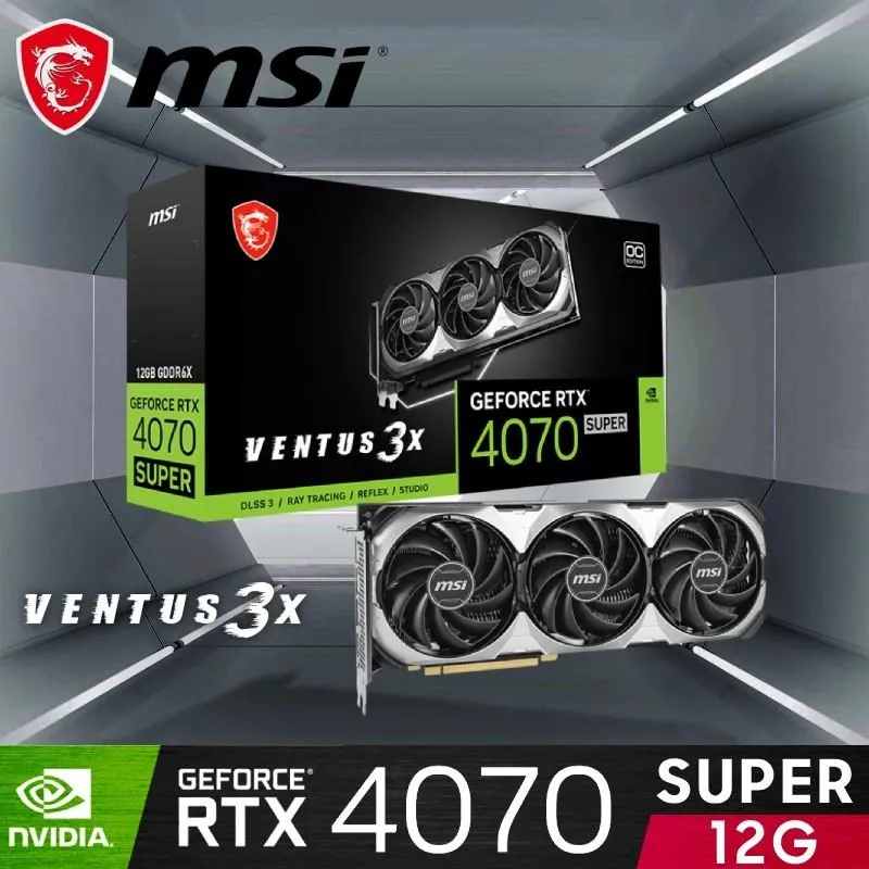 MSI微星 GeForce RTX 4070 VENTUS 3X 12G 顯示卡 三風扇 顯卡 MSI415 歷史價格詳細信息