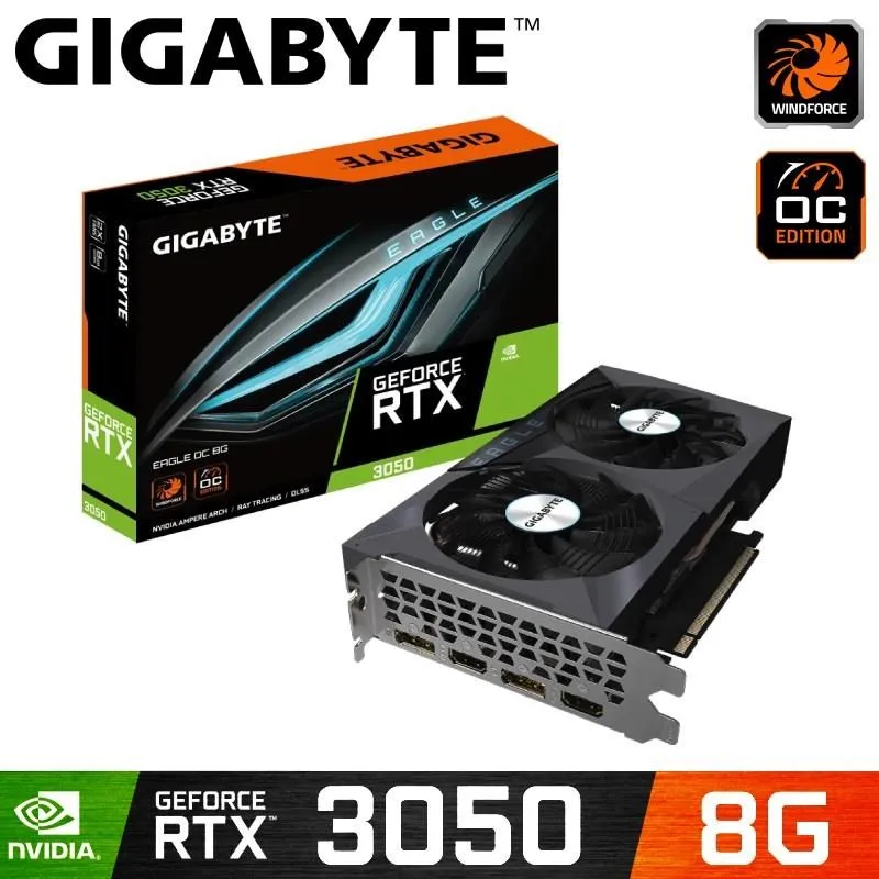 技嘉 RTX3050 EAGLE OC 8G 顯示卡+技嘉 B760M D2H D4 主機板 (贈技嘉AORUS M2 電競滑鼠) 歷史價格詳細信息