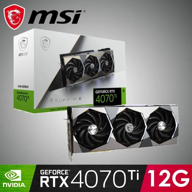 微星 GeForce RTX 4070 Ti SUPRIM X 12G 顯示卡 歷史價格詳細信息