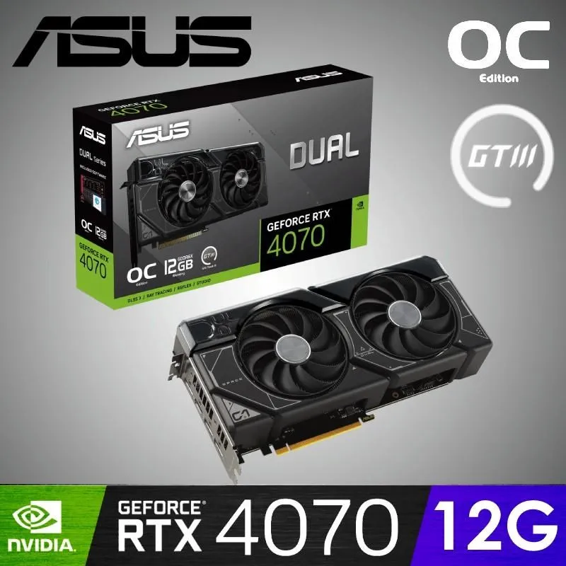 ASUS Dual GeForce RTX 4070 12GB 顯示卡 歷史價格詳細信息