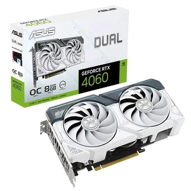 【ASUS 華碩】DUAL-RTX4060-O8G WHITE 顯示卡 歷史價格詳細信息