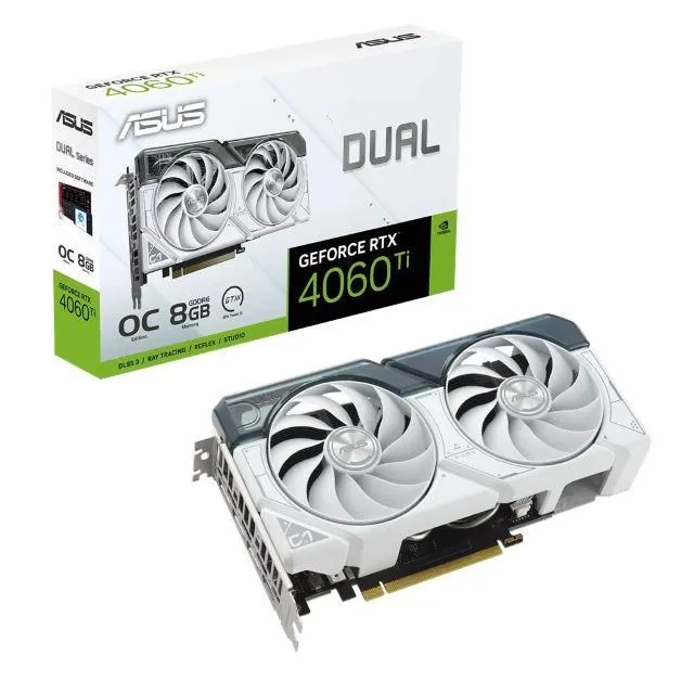 華碩 DUAL-RTX4060Ti-O8G-WHITE 顯示卡+海盜船 CX650F RGB 白 電源供應器 歷史價格詳細信息