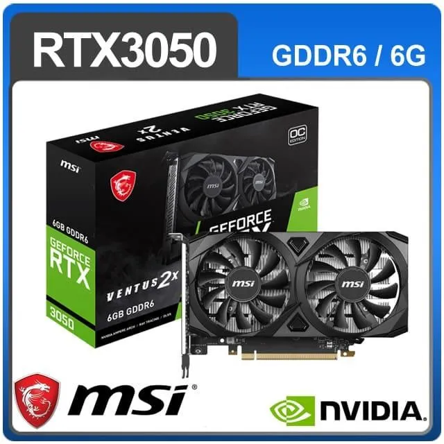 微星MSI RTX 3050 VENTUS 2X 6G OC 顯示卡 歷史價格詳細信息