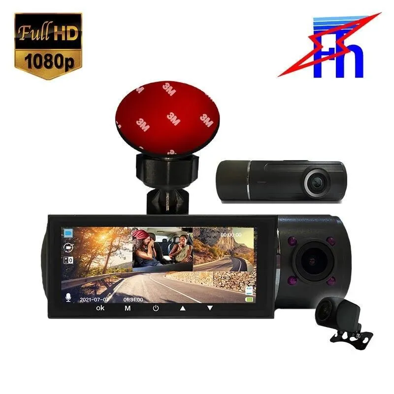 凌視界 FH-X3+++ 前內後三錄行車記錄器- GPS測速提醒 高清錄影1080P 歷史價格詳細信息