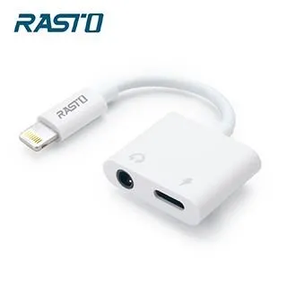 RASTO RX24 Lightning 轉 Lightning+3.5mm 音源孔轉接線【兩入組】 歷史價格詳細信息