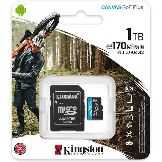 金士頓 KINGSTON 1TB microSDXC Canvas Go Plus 170MB U3 A2 V30 記憶卡 歷史價格詳細信息