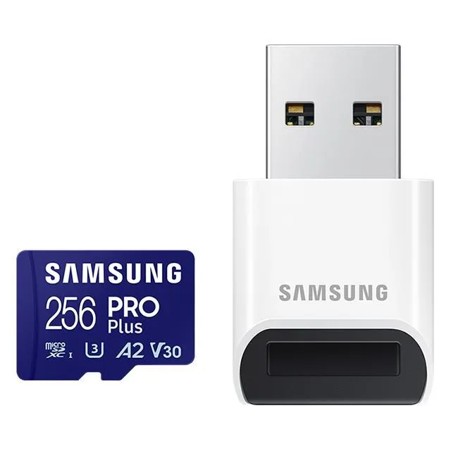 SAMSUNG 三星 PRO Plus microSDXC 256G記憶卡(MB-MD256SB/WW)(附讀卡機)二入組 歷史價格詳細信息