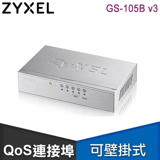 ZyXEL合勤 GS-105B v3 5埠桌上型乙太網路交換器 歷史價格詳細信息