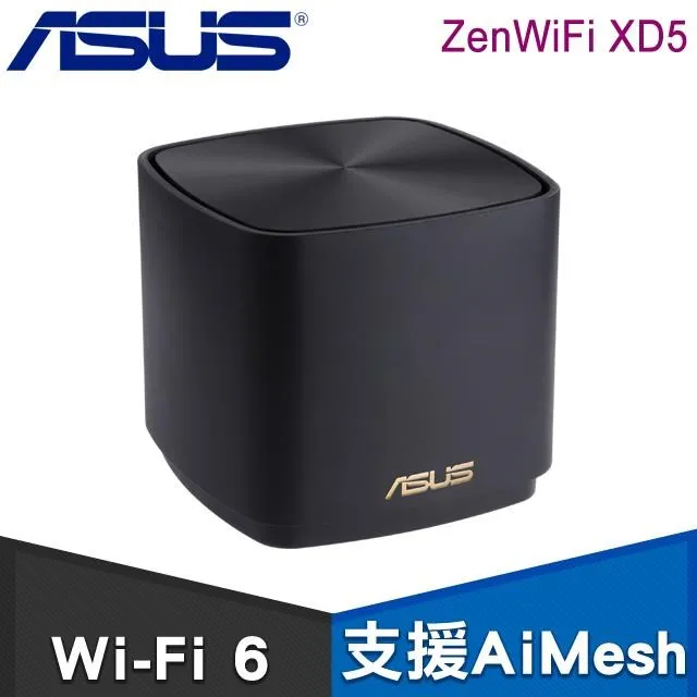 ASUS 華碩 ZENWIFI XD5 單入組 AX3000 Mesh 雙頻網狀 WiFi 6 無線路由器(分享器)(黑色) 歷史價格詳細信息
