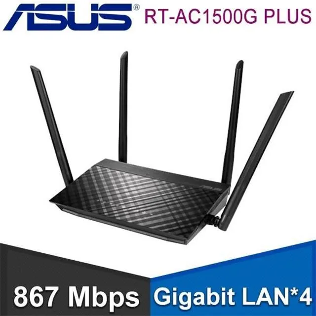 ASUS 華碩 RT-AC1500G-PLUS WiFi MU-MIMO 雙頻 無線路由器 分享器【GAME休閒館】 歷史價格詳細信息
